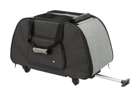 Trixie Reismand Trolley Zwart / Lichtgrijs