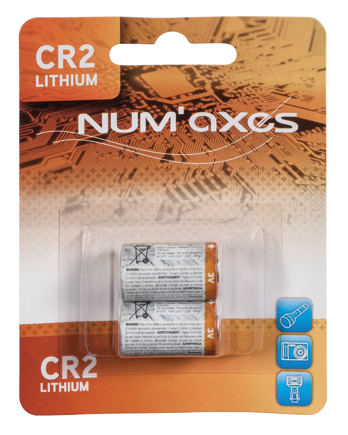 Numaxes Lithium Batterij Cr2