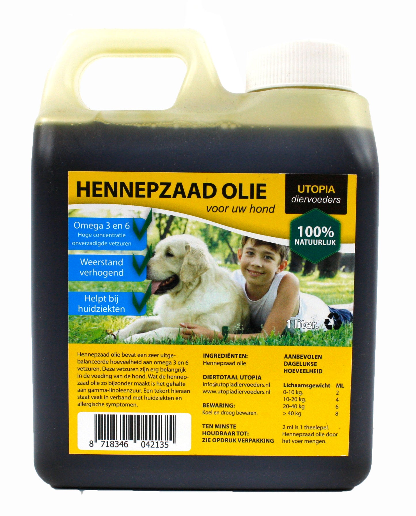 Utopia Hennepzaad Olie