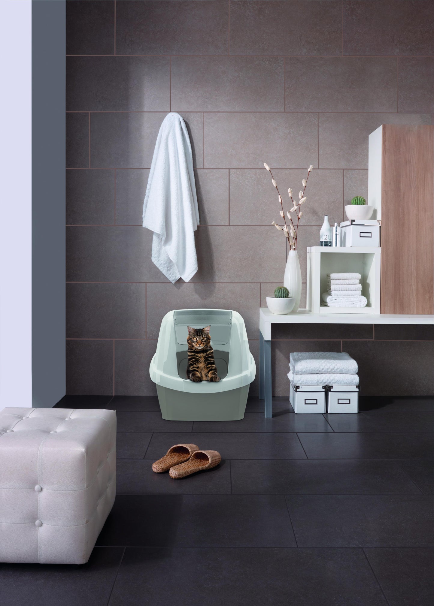 Imac Kattenbak Maddy Taupe