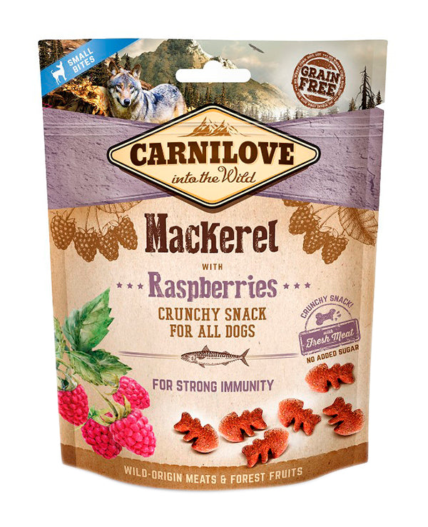 Carnilove Crunchy Snack Makreel / Framboos