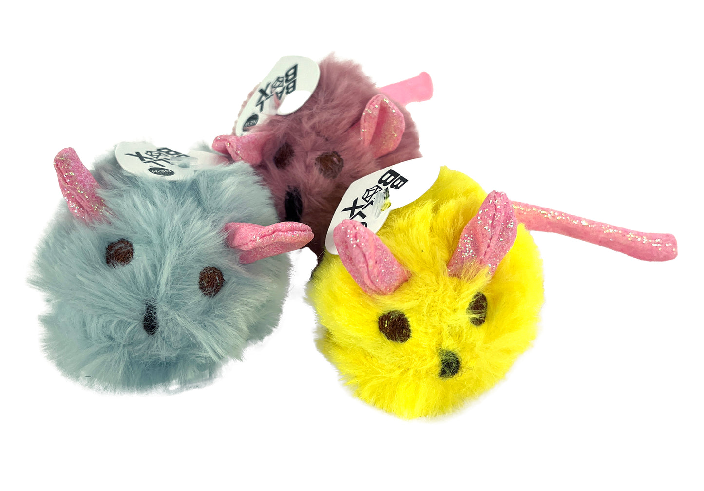 Fofos Pluche Muis Met Glitterstaart