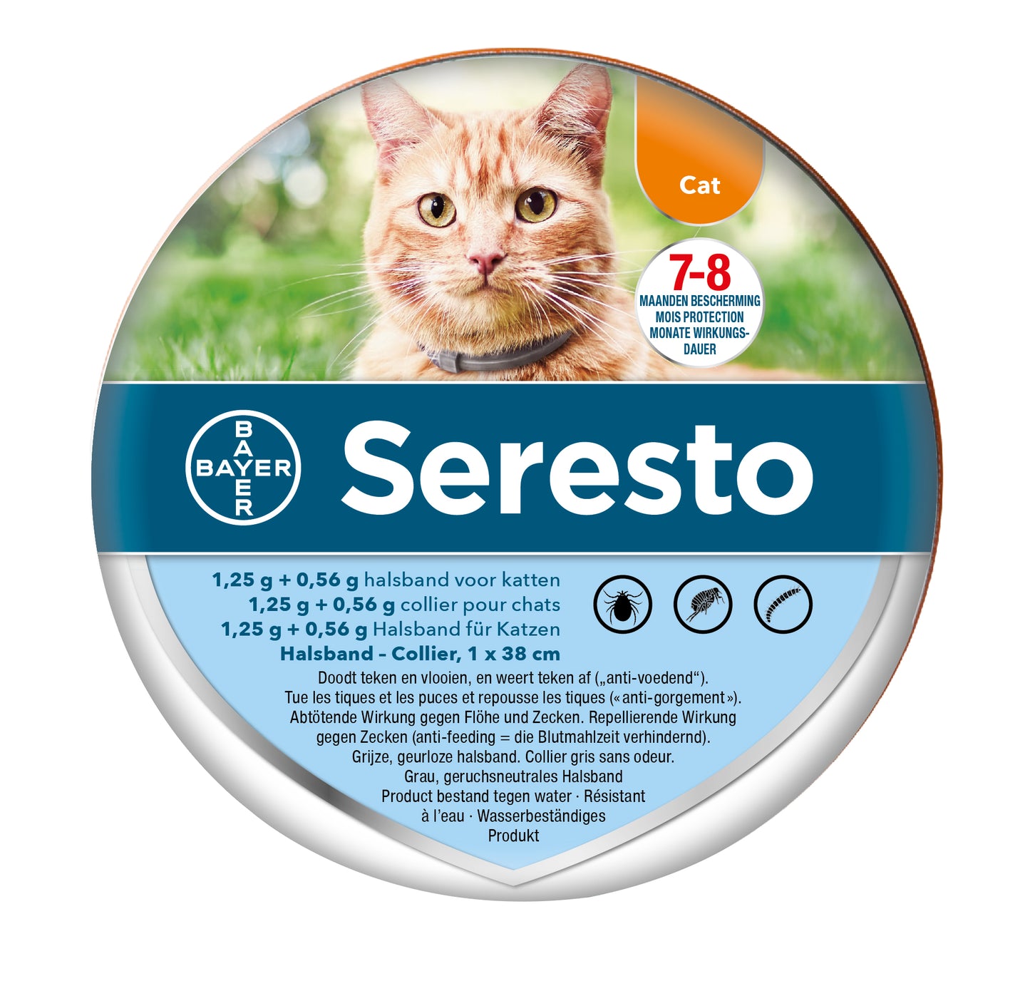 Bayer Seresto Teken- En Vlooienband Kat