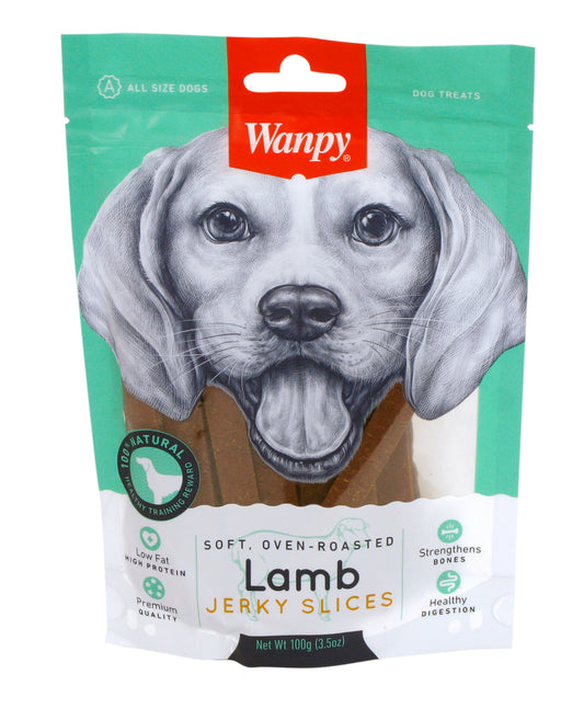 Wanpy Soft Oven-Roasted Lamb Jerky Slices