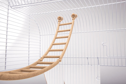 Imac Vogelkooi Fiona Deluxe Taupe / Wit