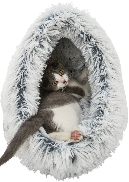 Trixie Kattenmand Iglo Harvey Grijs / Wit-Zwart