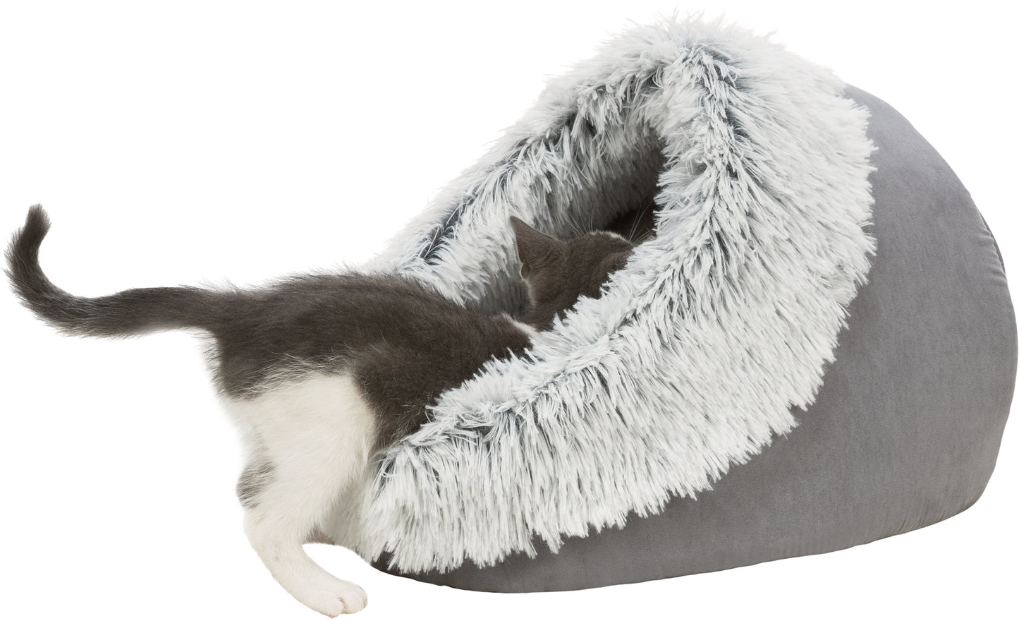 Trixie Kattenmand Iglo Harvey Grijs / Wit-Zwart