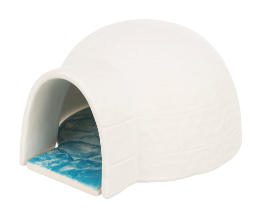 Trixie Hamster Iglo Met Koelplaat Keramiek Wit