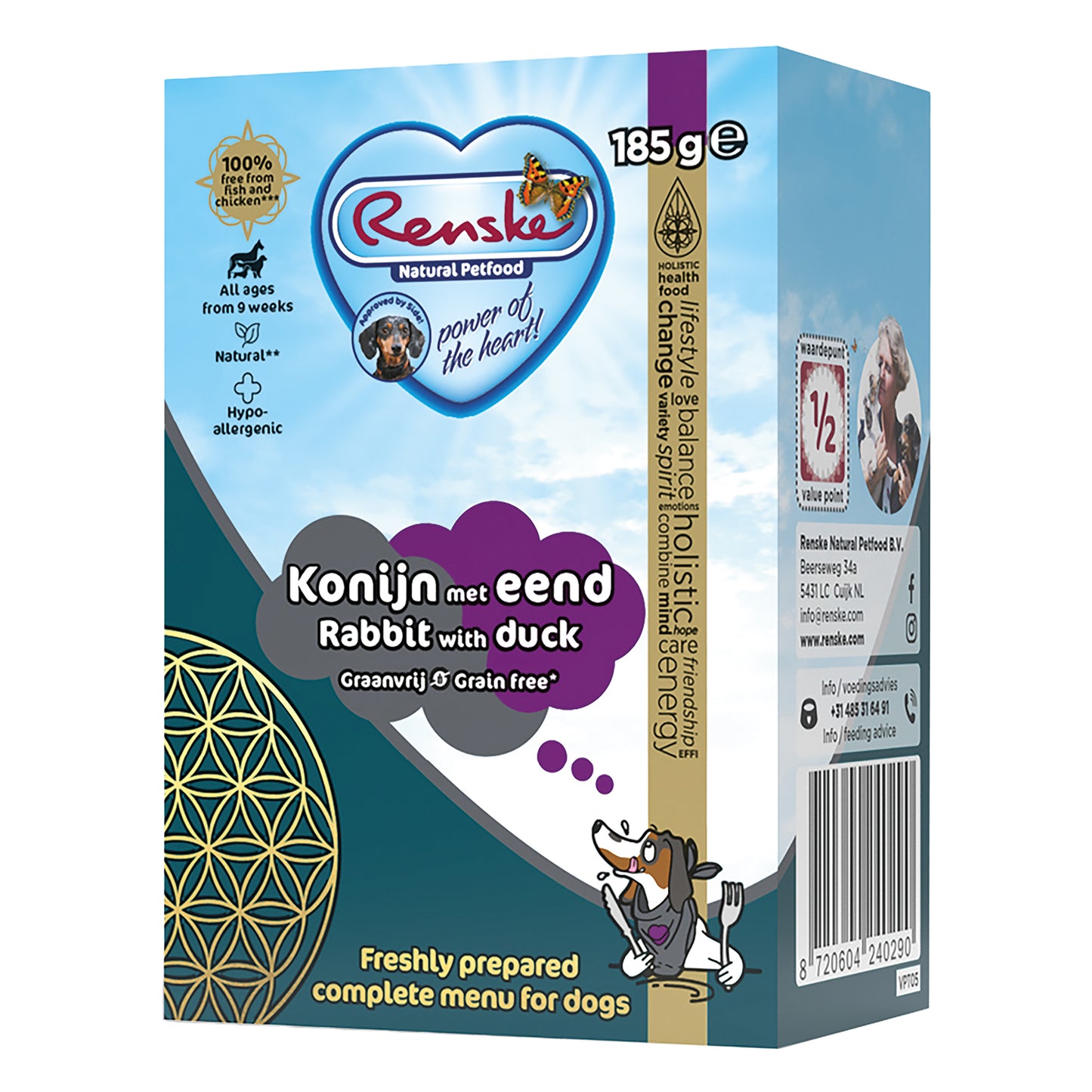 Renske Vers Bereide Maaltijd Eend En Konijn Graanvrij