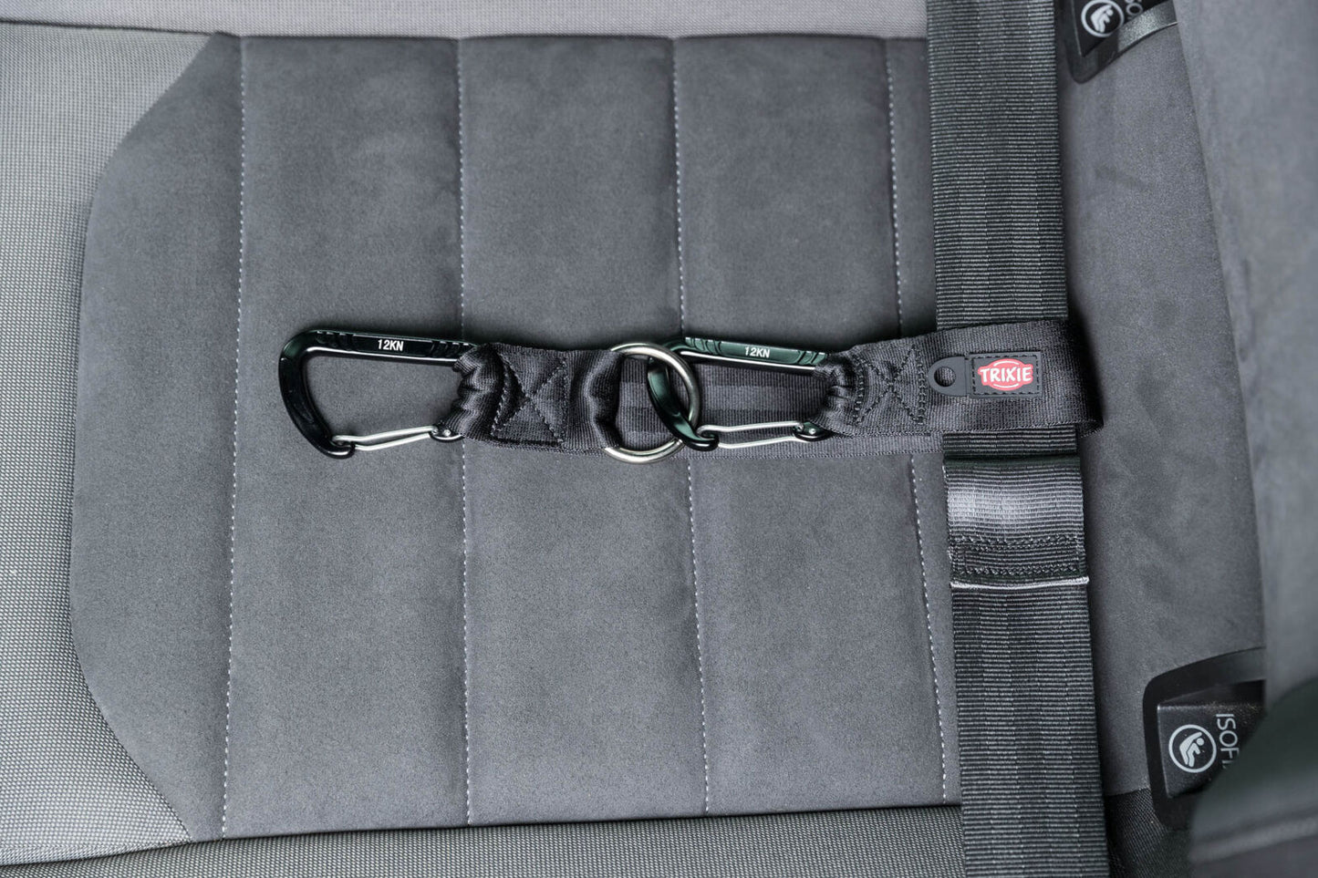 Trixie Autogordel Universeel Met Karabijnhaak Zwart