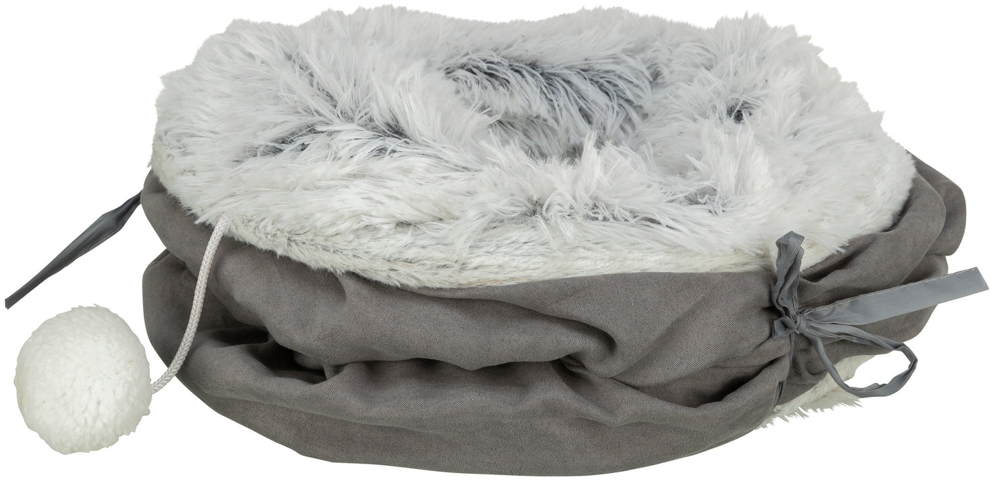 Trixie Katten Speeltunnel Harvey Velours / Pluche Grijs