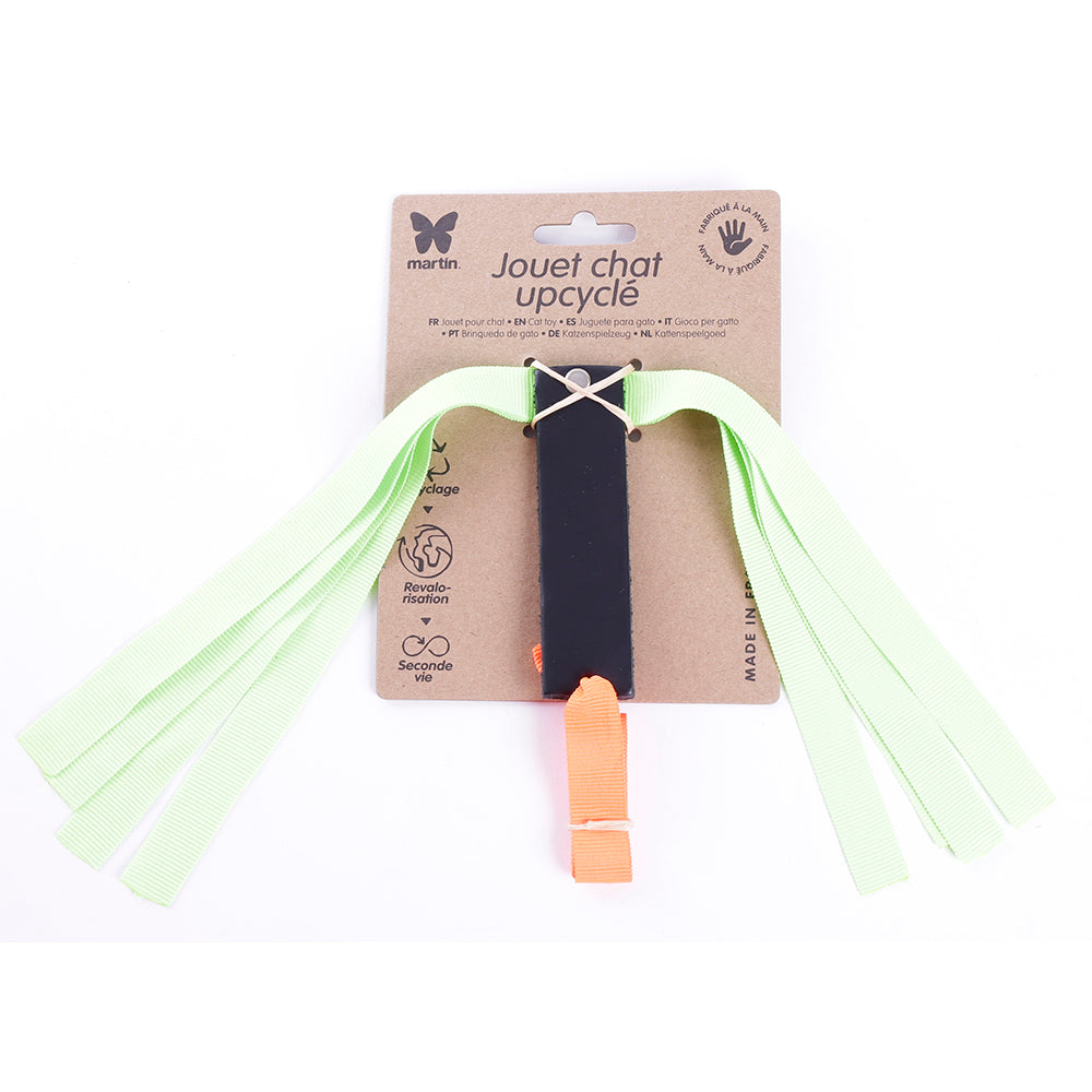 Martin Kattenspeelgoed Celine Hanger Gerecycled Leer / Lint Assorti