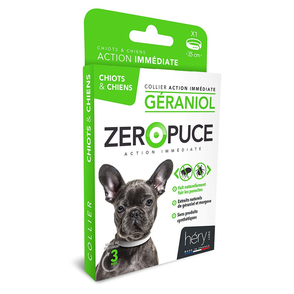 Martin Hery Zeropuce Vlooienband Hond Geraniol Zonder Chemicalien