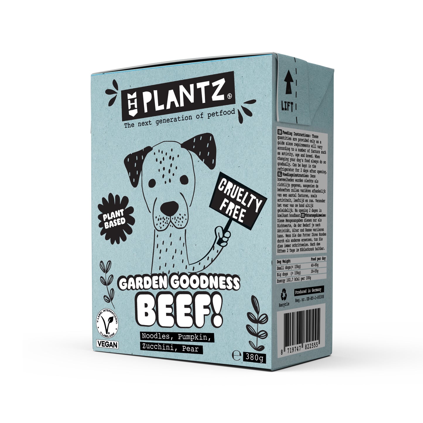 Henart Plantz Garden Goodness Beef-Like Chunks Tetra Pak