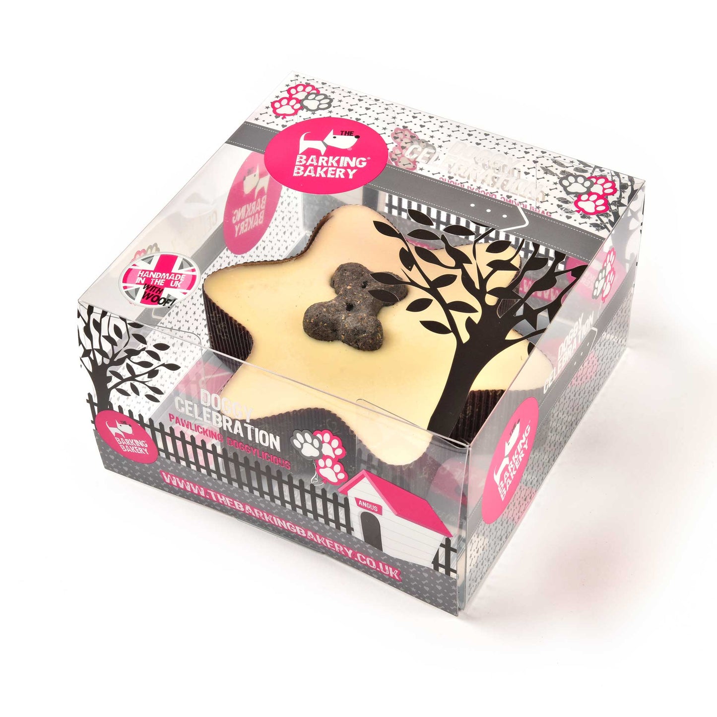 The Barking Bakery Mini Iced Woofins Vanilla En Carob Trio Assorti