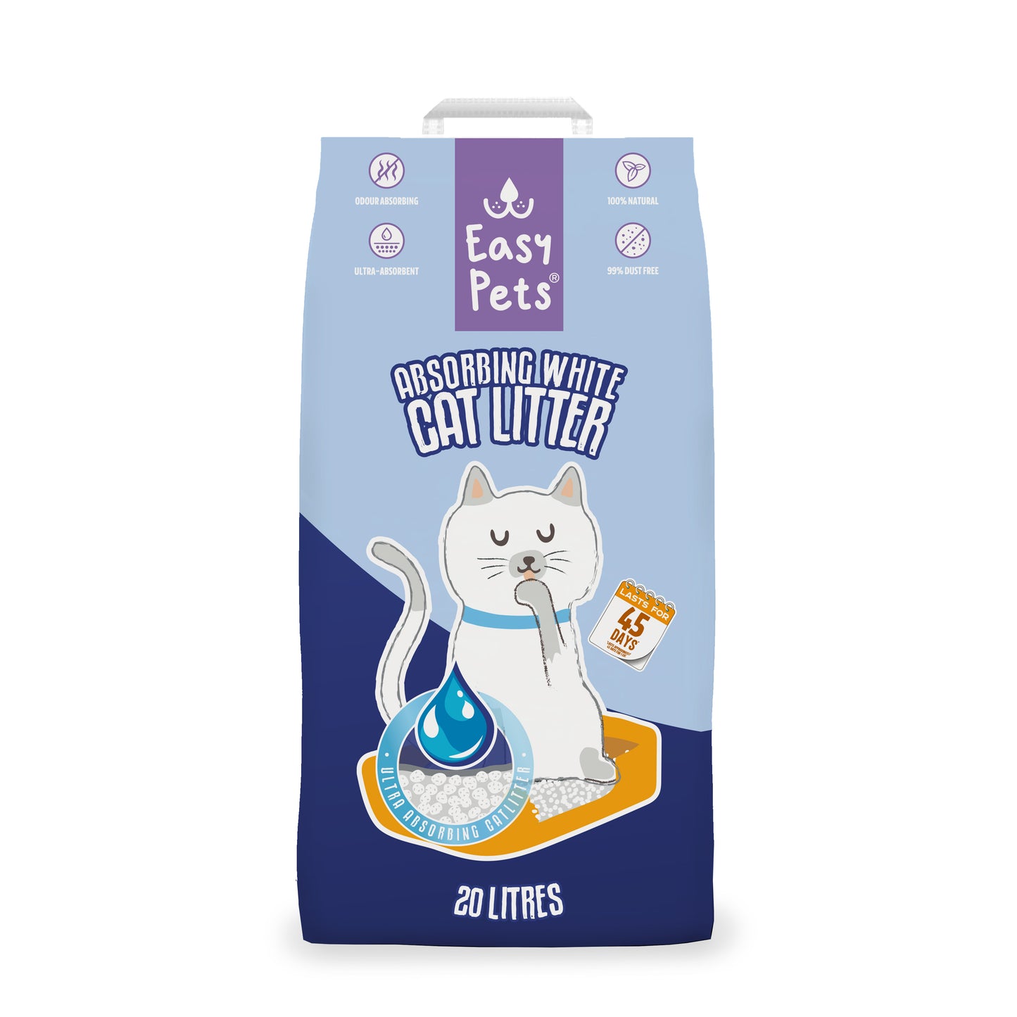 Easypets Kattenbakvulling Absorbing White