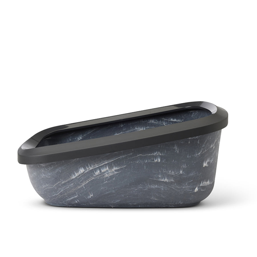 Savic Kattenbak Aseo Jumbo Marble Grijs / Zwart