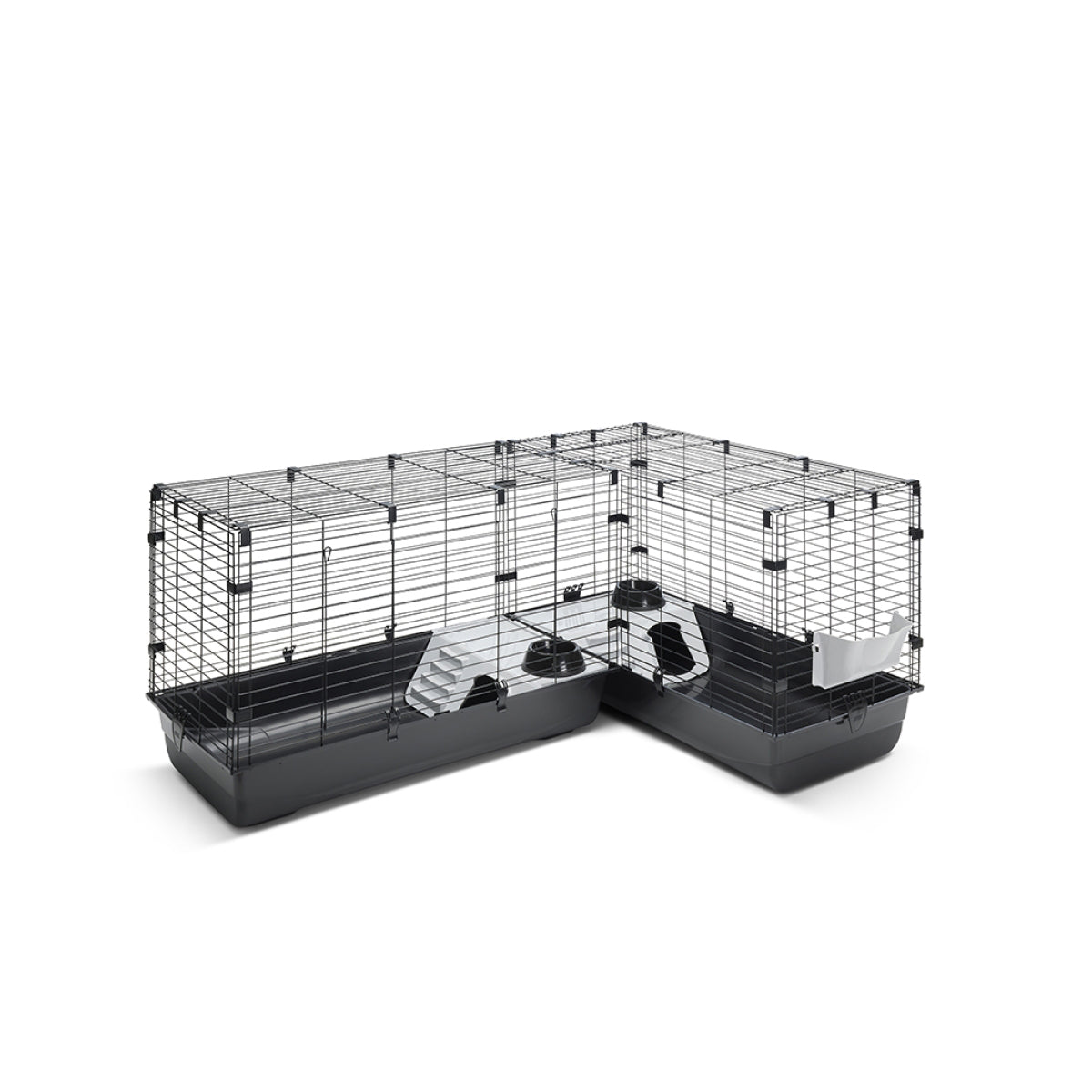 Savic Clubix Corner Knaagdierkooi Zwart