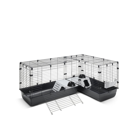 Savic Clubix Corner Knaagdierkooi Zwart