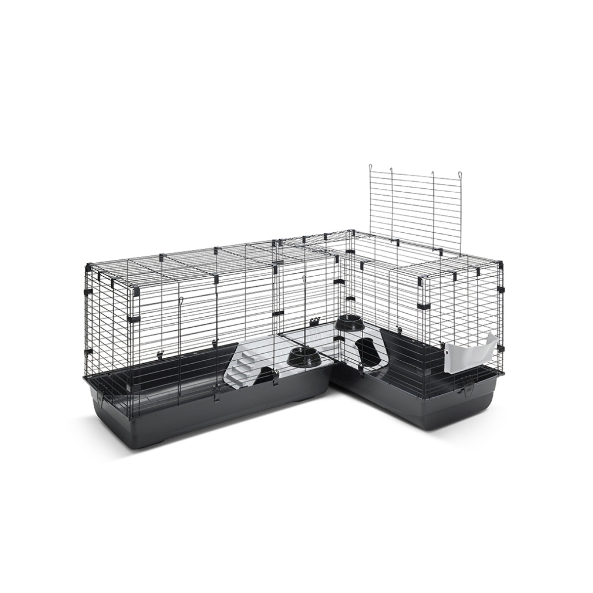 Savic Clubix Corner Knaagdierkooi Zwart