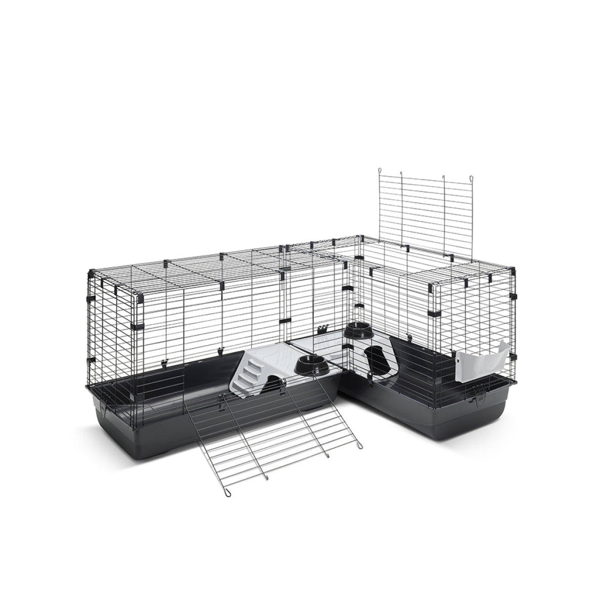Savic Clubix Corner Knaagdierkooi Zwart
