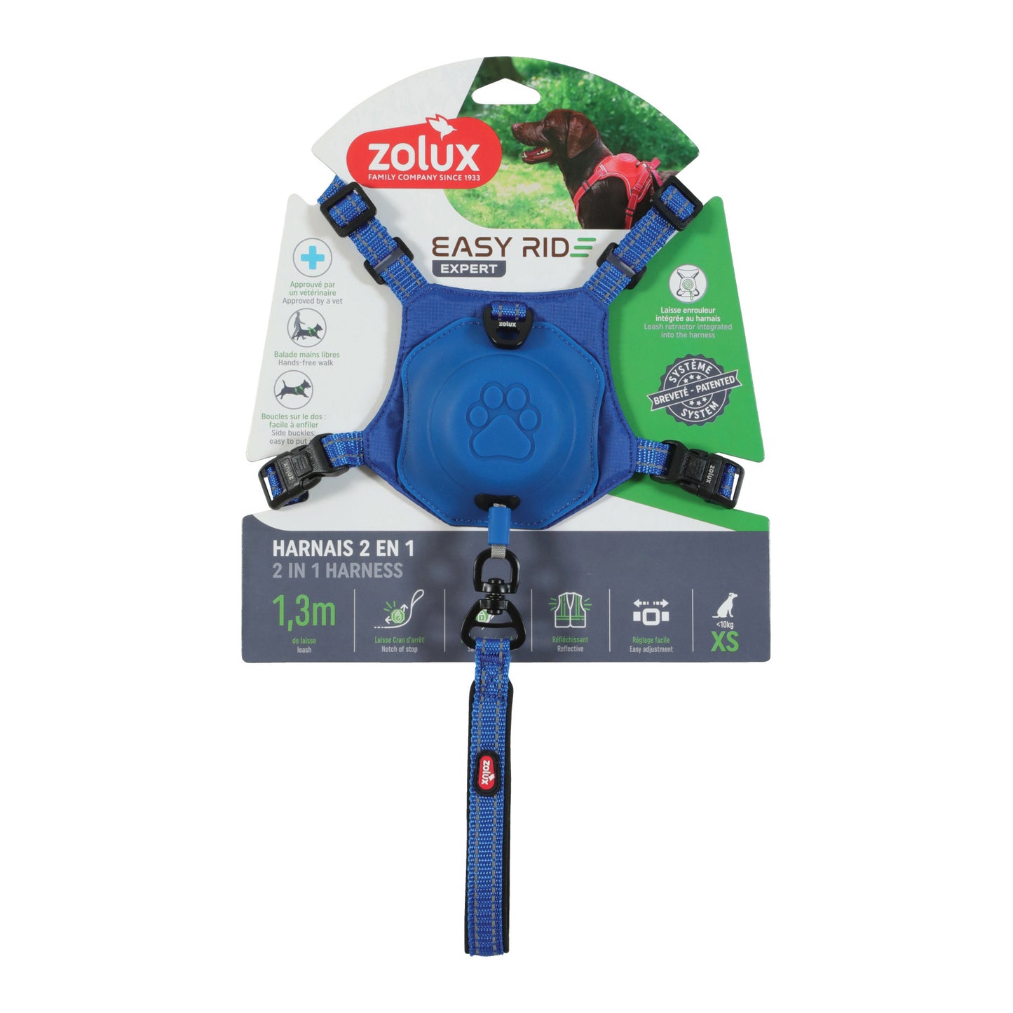 Zolux Easyride Hondentuig Blauw