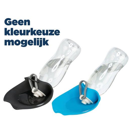 Trixie Drinkfles Met Bakje Siliconen Assorti