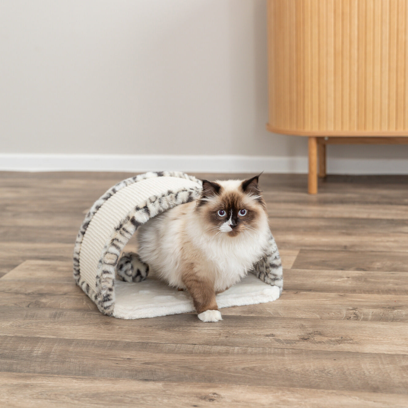 Trixie Krabbrug Leo Panterprint Creme