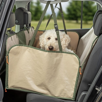 Trixie Autobeschermdeken Met Omkeerbare Hoes Olijfgroen / Beige