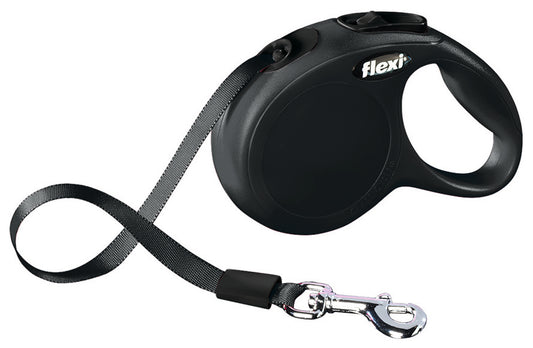 Flexi Rollijn Classic Tape Zwart