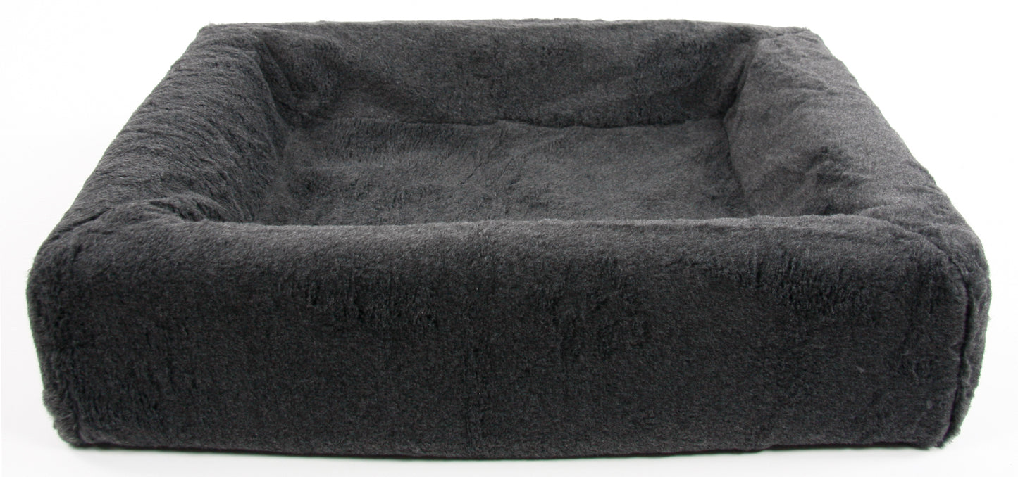 Bia Bed Fleece Hoes Hondenmand Grijs