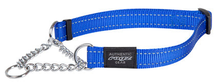 Rogz For Dogs Fanbelt Halfslip Halsband Blauw