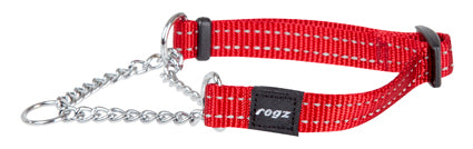 Rogz For Dogs Snake Halfslip Halsband Rood