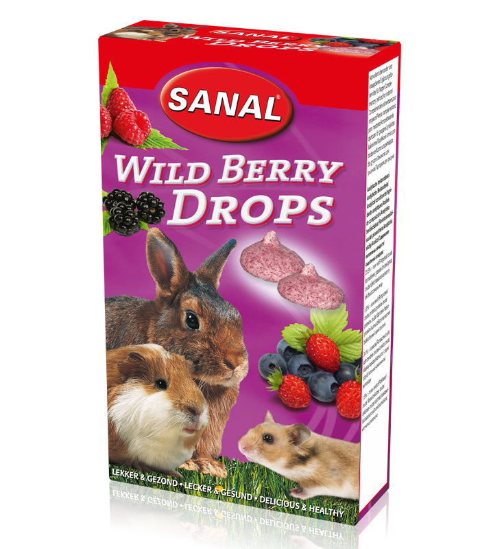 Sanal Knaagdier 3-Pack Drops Yogurt / Salad / Wild Berry