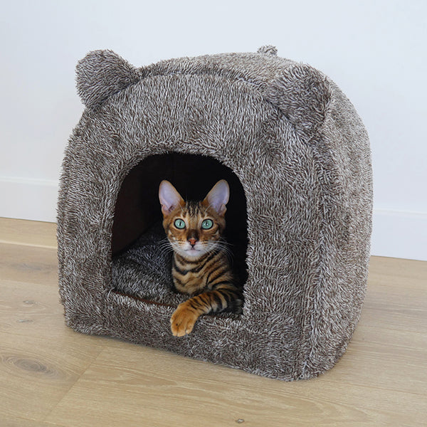 40 Winks Rosewood Kattenmand Iglo Teddy Bruin
