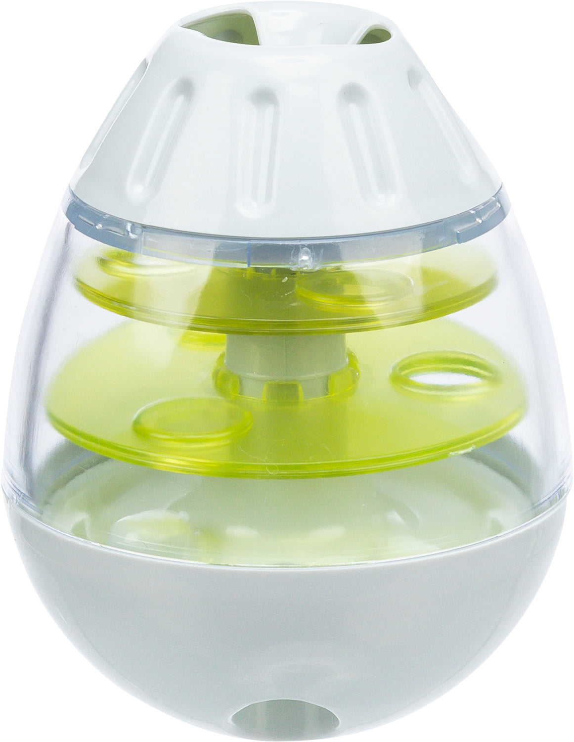 Trixie Roly Poly Snack Tuimel Ei Grijs / Lime Groen