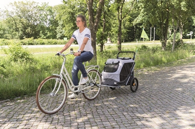Trixie Hondenfietskar Opvouwbaar Grijs
