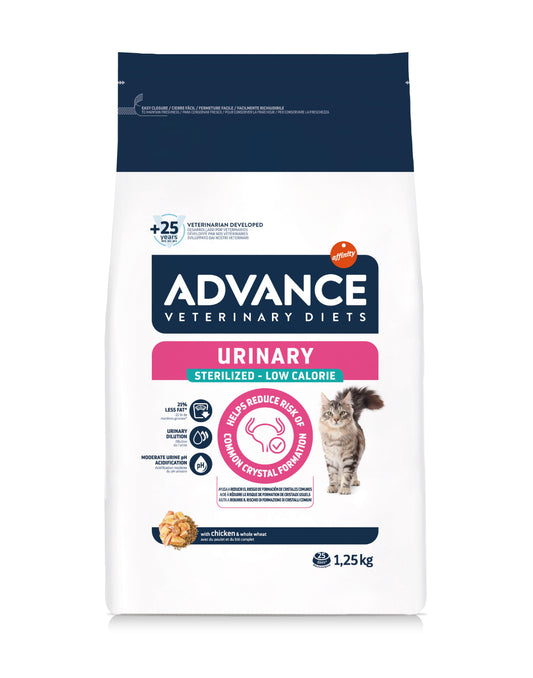 Advance Veterinary Diet Cat Urinary Sterilized Minder Calorieën