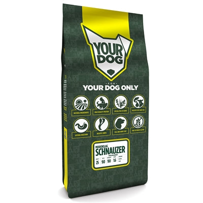 Yourdog Middenslag Schnauzer Volwassen 12 Kg