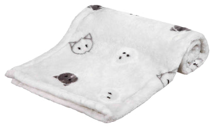 Trixie Deken Mimi Softpluche Lichtgrijs