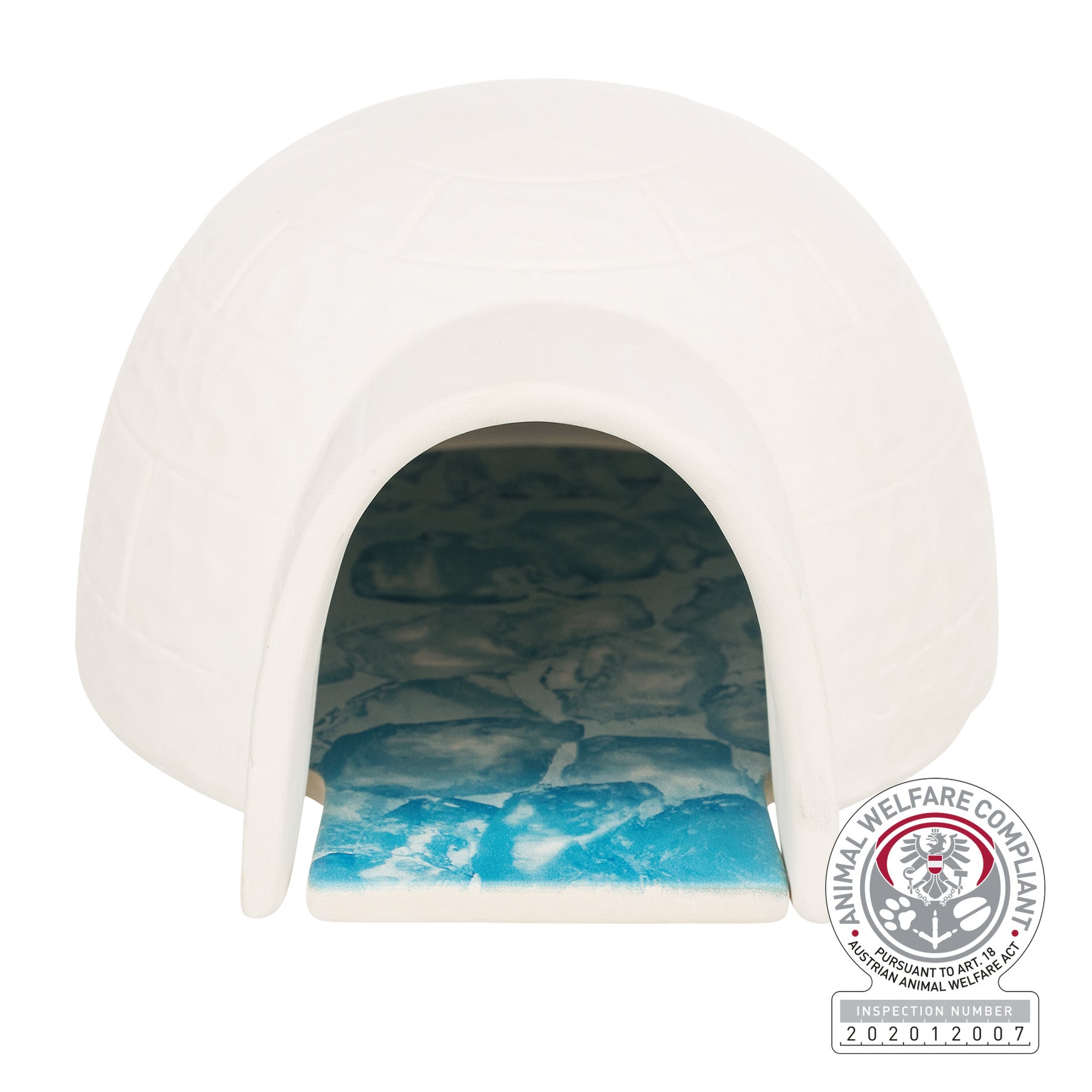 Trixie Hamster Iglo Met Koelplaat Keramiek Wit