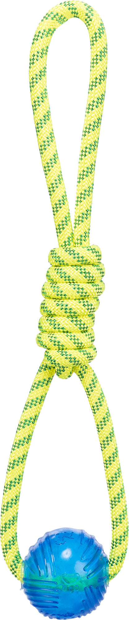 Trixie Aquatoy Touw Trekspeeltje Drijvend Polyester Geel / Groen