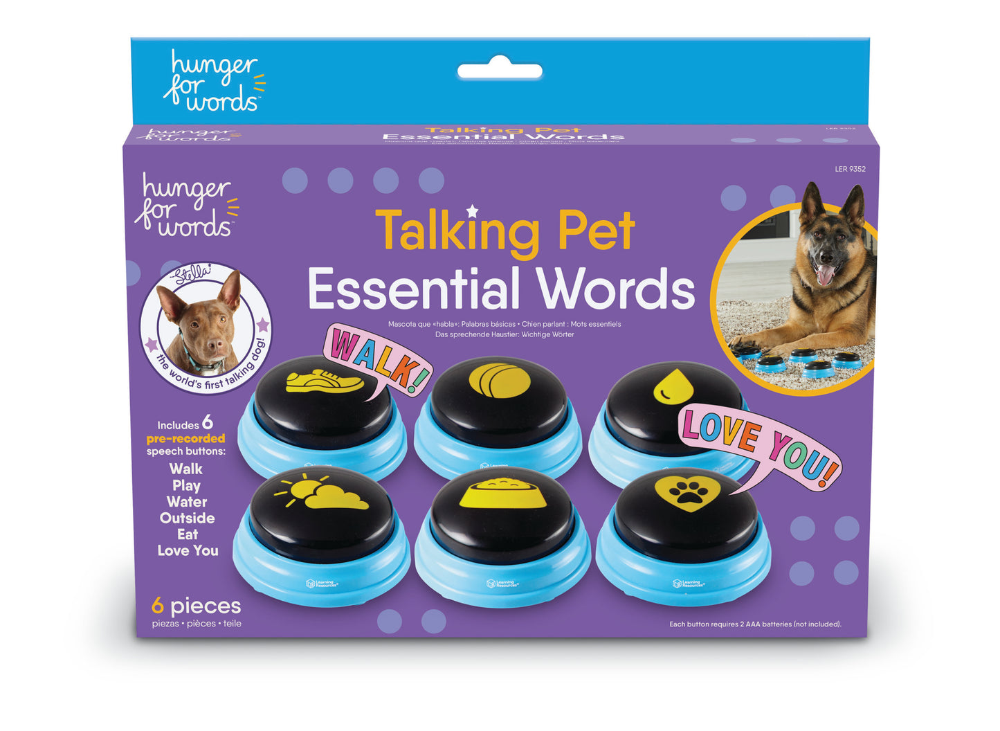 Hunger For Words Talking Pet Essential Words Set