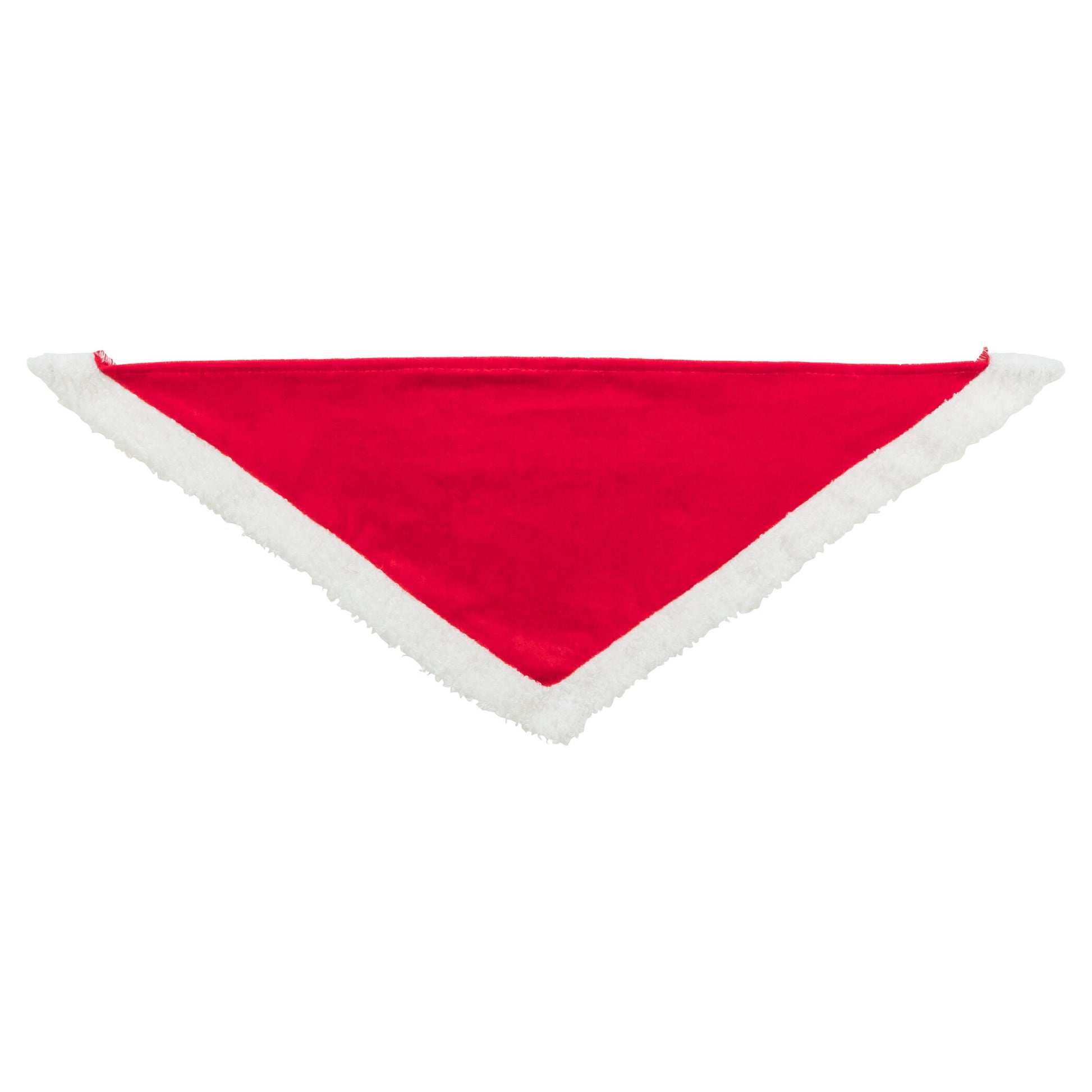 Trixie Kerstbandana Velvet Look Rood Assorti