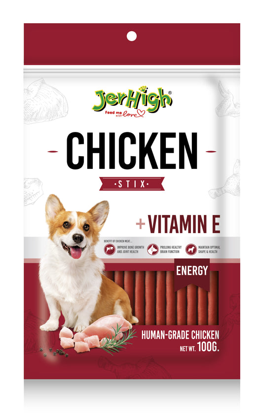 Jerhigh Chicken Stix Met Kip En Vitamine E