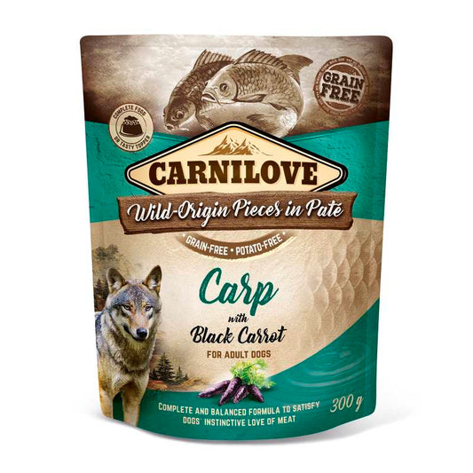 Carnilove Dog Pouch Karper / Zwarte Wortel