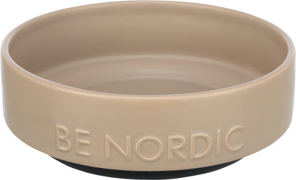 Trixie Be Nordic Voerbak Hond Keramiek / Rubber Taupe