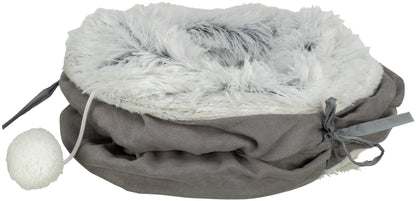 Trixie Katten Speeltunnel Harvey Velours / Pluche Grijs