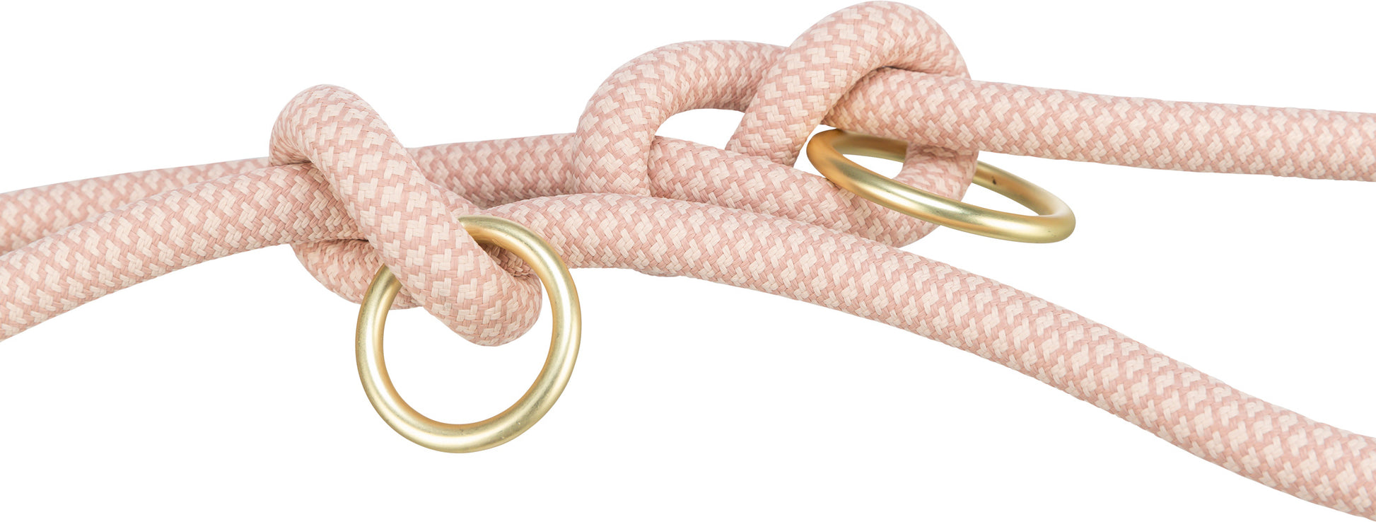 Trixie Soft Rope Hondenriem Verstelbaar Roze / Licht Roze