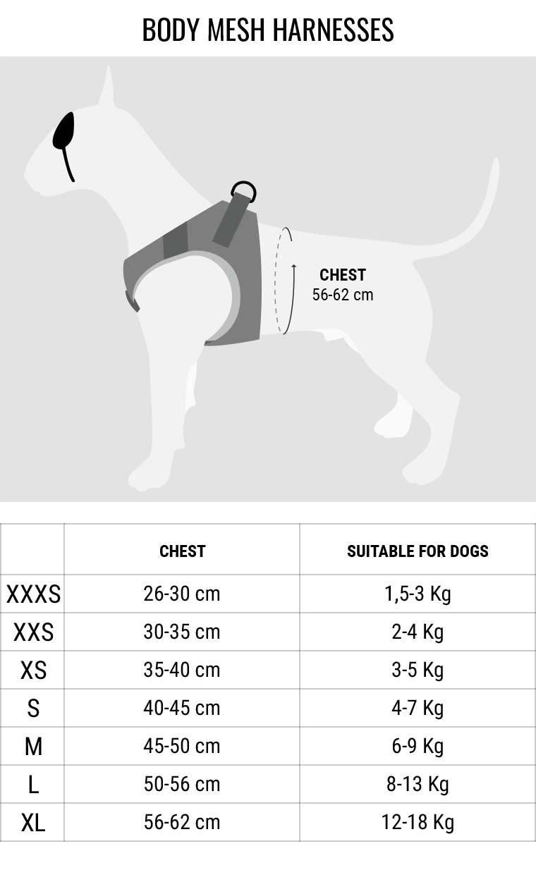 Morso Hondentuig Body Mesh Gerecycled Full Metal Dog Bruin